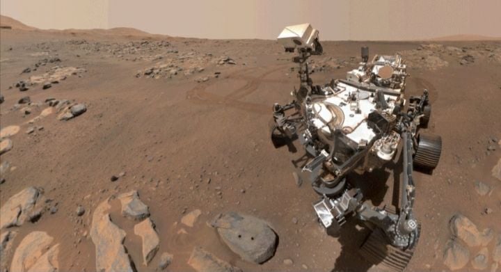 화성에서 임무 수행 중인 퍼서비어런스의 모습. (사진제공 NASA) 