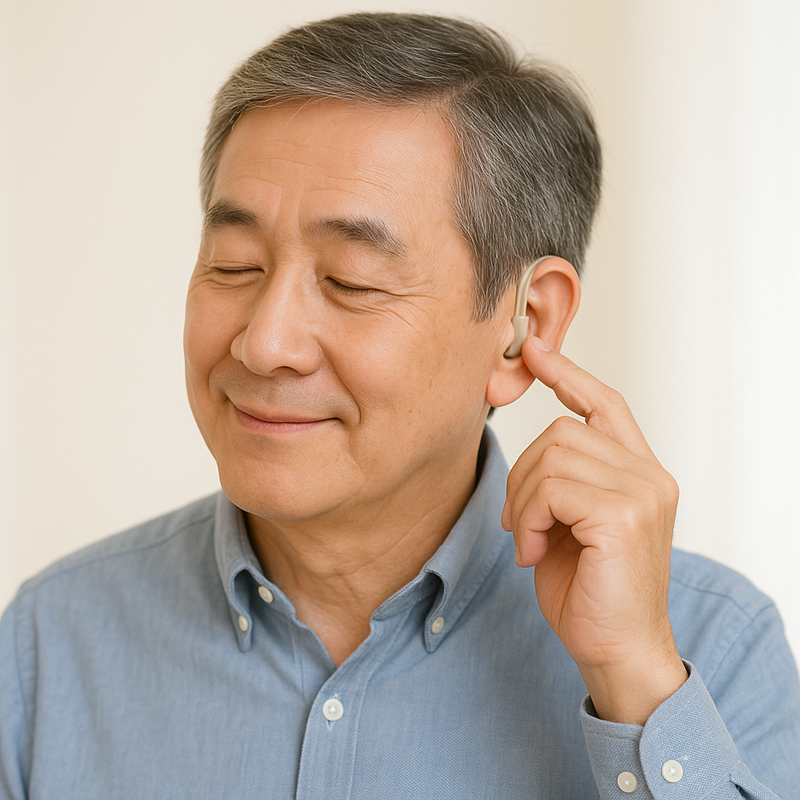 보청기를 사용하는 청력손실자는 치매 위험을 무려 61%나 줄일 수 있는 것으로 나타났다. [AI 생성 이미지]
