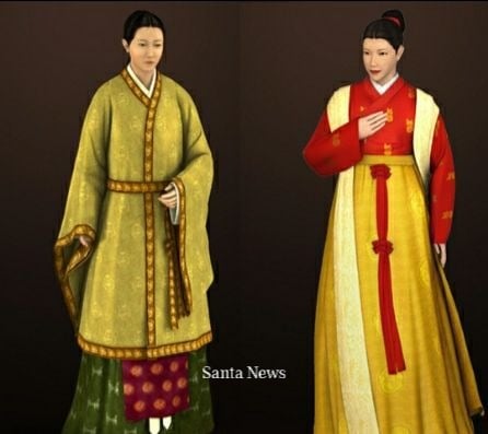 삼국시대~고려시대 의상을 모티브로 한 그래픽 이미지
