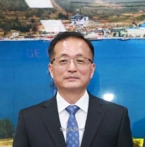 주식회사 한국미광 오성열 대표가 따뜻한 나눔의 의미를 전하고 있다. (사진제공 한국미광 블로그 캡처)