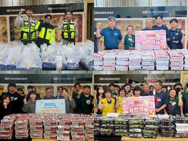 제너시스BBQ 그룹은 올해 1~10월 치킨대학을 통해 지역사회에 기부한 치킨이 1만마리를 넘겼다고 31일 밝혔다. [사진제공 제너시스BBQ 그룹]  