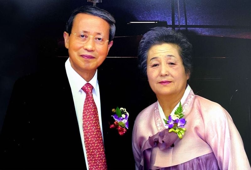 이석헌 전 이사장 부부 [사진제공 백석대]