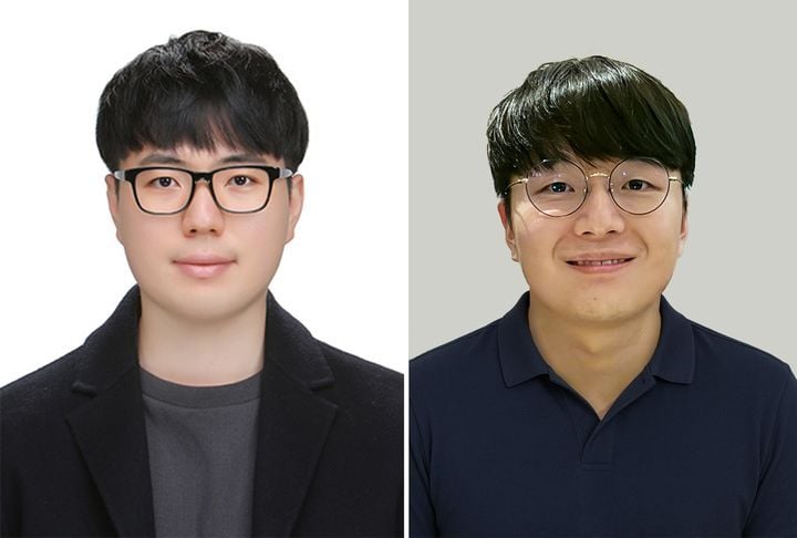 왼쪽부터) 윤인수 KAIST 교수, 한형석 미국 삼성 리서치 연구원.[사진제공 KIAIST]