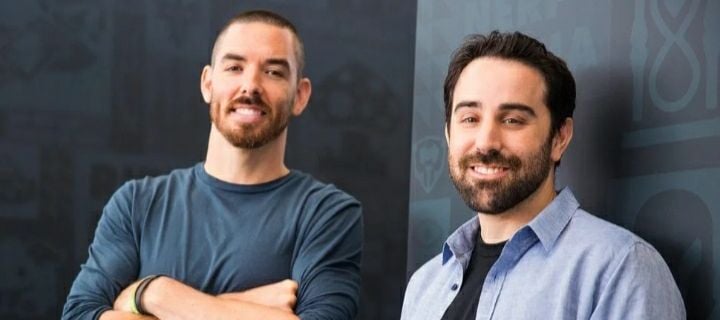 라이엇 게임즈 공동 창업자 마크 메릴, 브랜든 벡 [사진제공 나무위키]