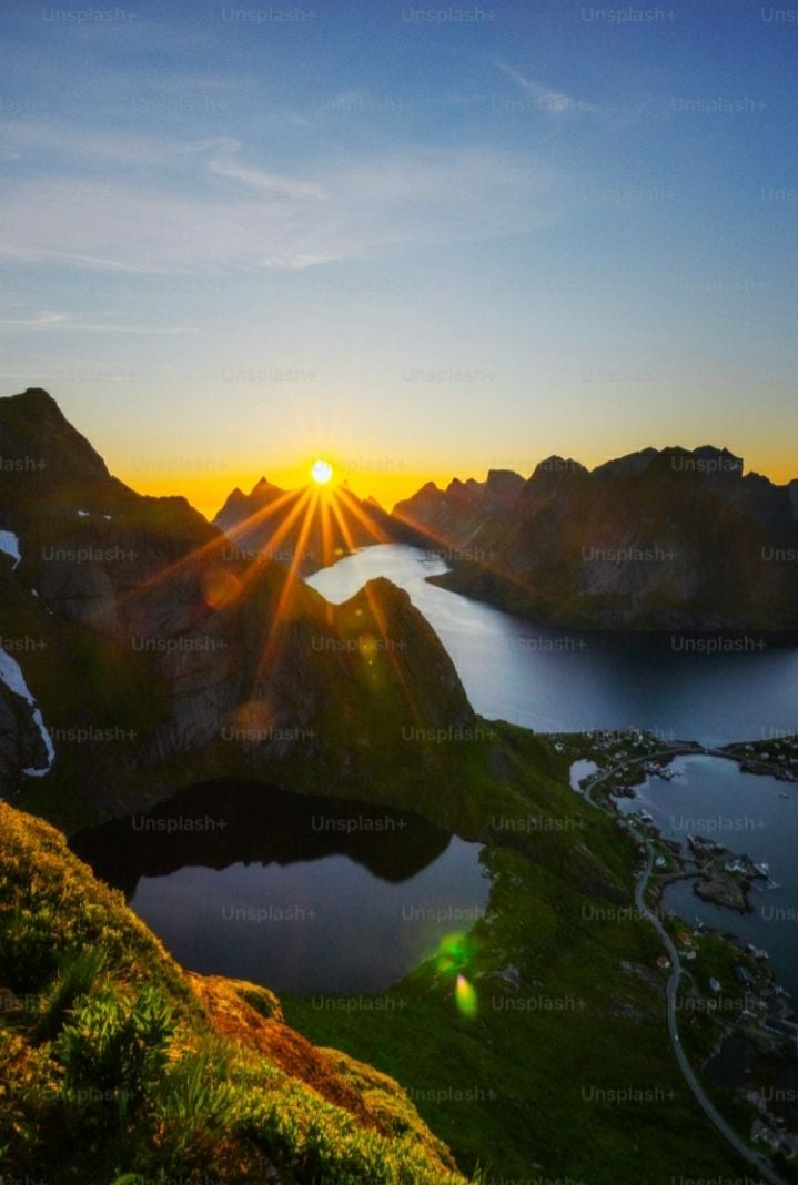 피오르 해돋이 CC0