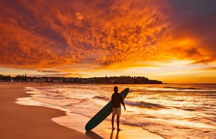 시드니 인근 해안의 해돋이 CC0