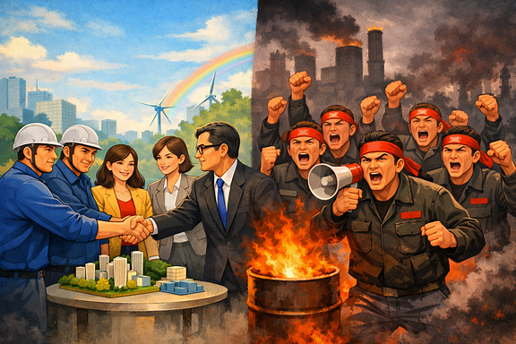 상생하는 노조와 투쟁하는 노조