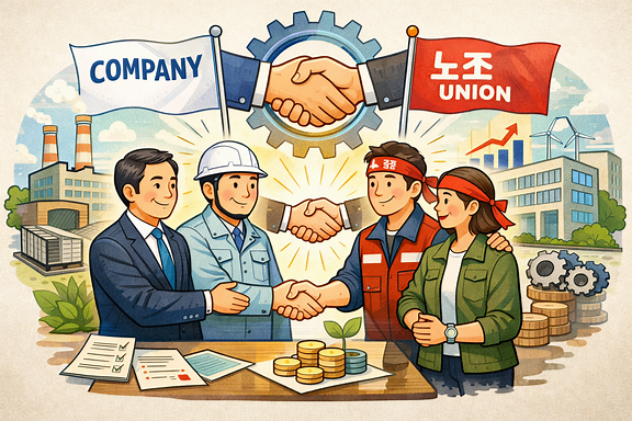회사와 노조 협력