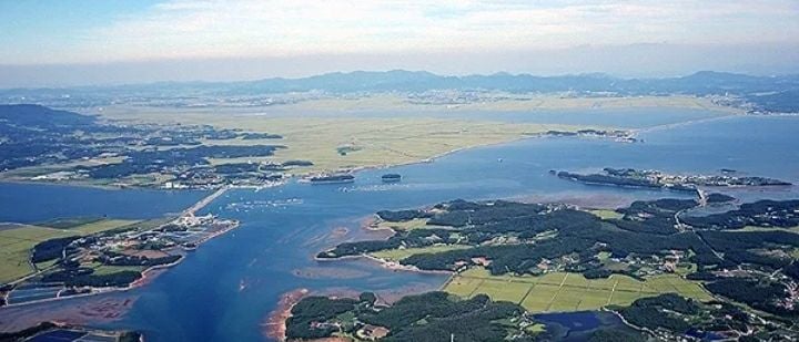 백강 전투의 무대로 비정되는 금강 하류(백마강)의 전경 [사진제공 나무위키]