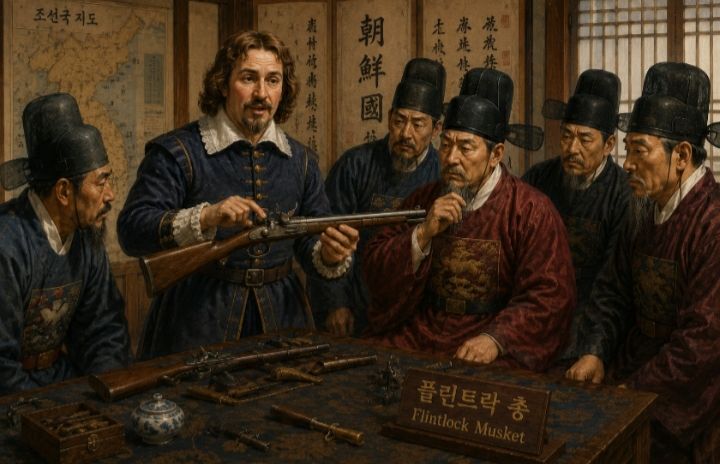 하멜이 가져온 한 자루의 총은 단순한 무기가 아니라 새로운 문명의 신호였다. 과거 조선이 기술 변화의 흐름을 놓쳤듯, 오늘날 인류는 AI라는 거대한 전환점 앞에 서 있다.