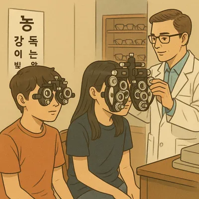 청소년 눈 건강 주의보
