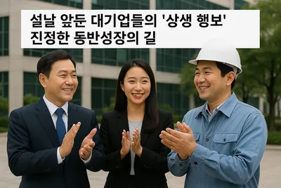 대기업들의 따뜻한 동행, 중소기업과 함께 걷는 상생의 길