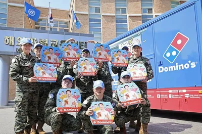 도미노피자, 남수단 파병 앞둔 한빛부대에 따뜻한 응원