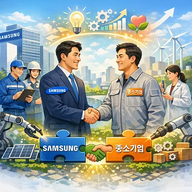 삼성, 중소기업중앙회와 중소기업의 상생 스마트공장