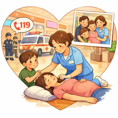 박효은 간호사의 침착한 응급처치가 두 생명을 지켰다