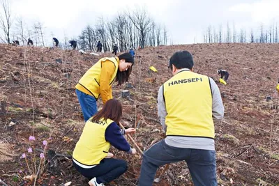 한샘- 산불 피해 지역 ‘한샘숲 3호’ 선물