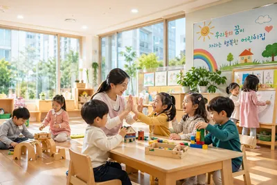 어린이 집이 없어지고 있다