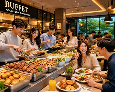 가성비 좋은 뷔페 식당의 인기가 높다