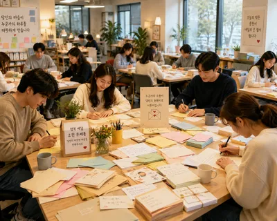 행복 배달 소원 우체통의 뜨거운 사랑