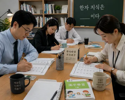 직장인들의 한자 공부 열풍