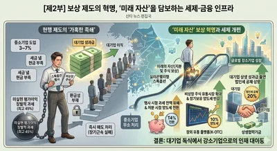 경기 불황 속 한국 경제의 대전환 - 제2부 : 보상 제도의 혁명, '미래 자산'을 담보하는 세제·금융 인프라