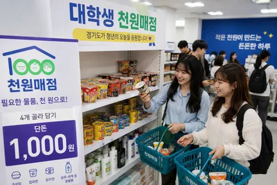 경기도 ‘대학생 천원매점’ 다시 연다…기부의 힘으로 청년 밥상 지킨 따뜻한 동행