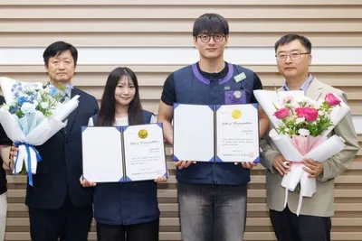 인천공항 CU 직원들 특별포상…일본인 관광객이 전한 작은 친절의 순간
