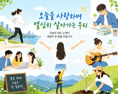 오늘을 사랑하는 삶