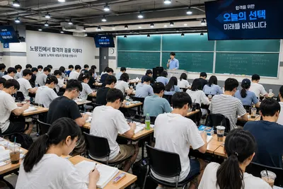 다시 공무원, 노량진이 붐비고 있다