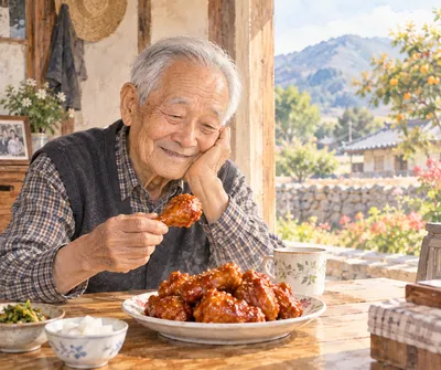 “참아보려 했는데 자꾸 생각난다”…93세 아버지의 양념통닭 한마디에 화답한 페리카나