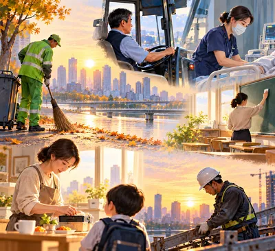 조용한 성실함에 사람의 품위가