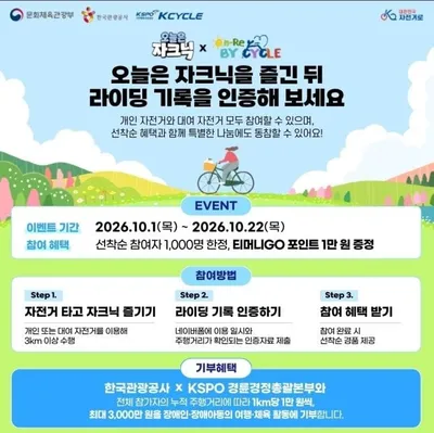 자전거 1㎞ 타면 1만 원 기부…최대 3천만 원 모으는 경륜경정총괄본부