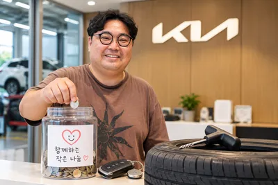 펑크 수리비 한 푼 두 푼 모아 이웃돕기…자동차 정비로 나눔 실천하는 정영배 대표