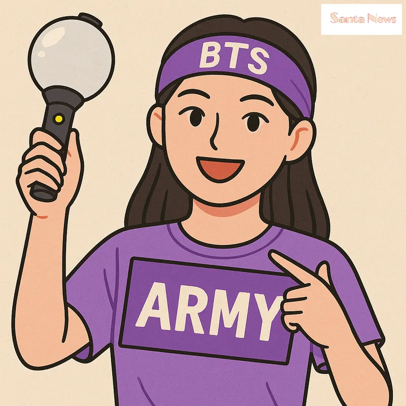 방탄소년단 아미 이미지를 그려줘요